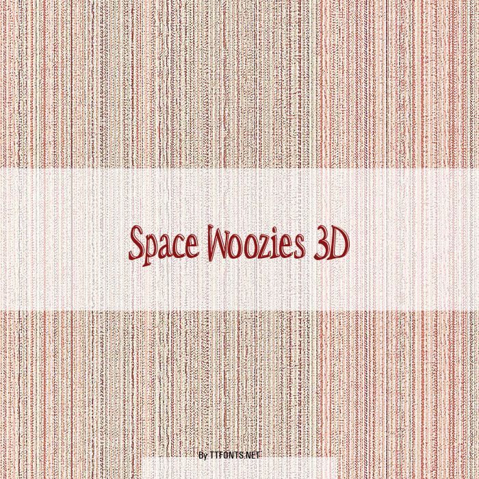 Space Woozies 3D example